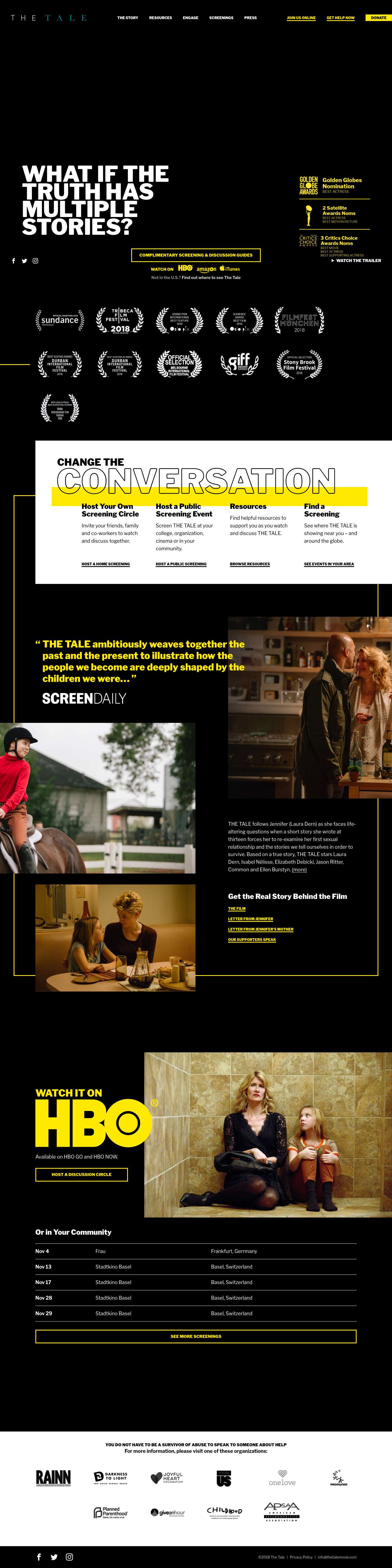 Home - The Tale - Full Screenshot