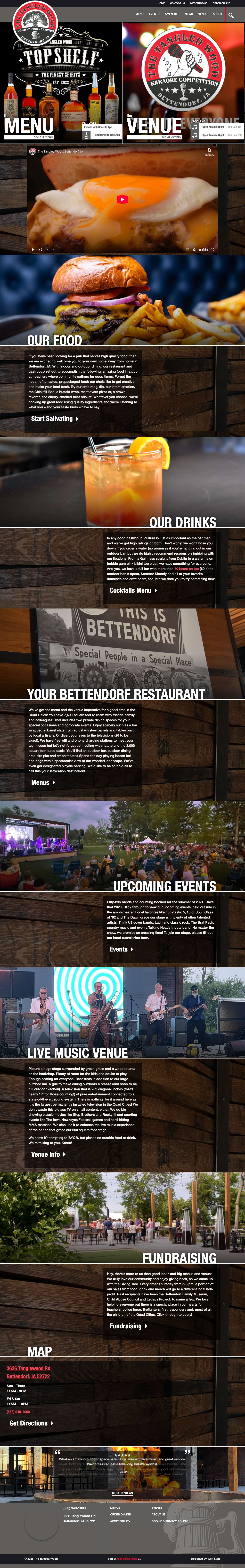 The Tangled Wood - Restaurant & Gastropub - The Tangled Wood - Full Screenshot