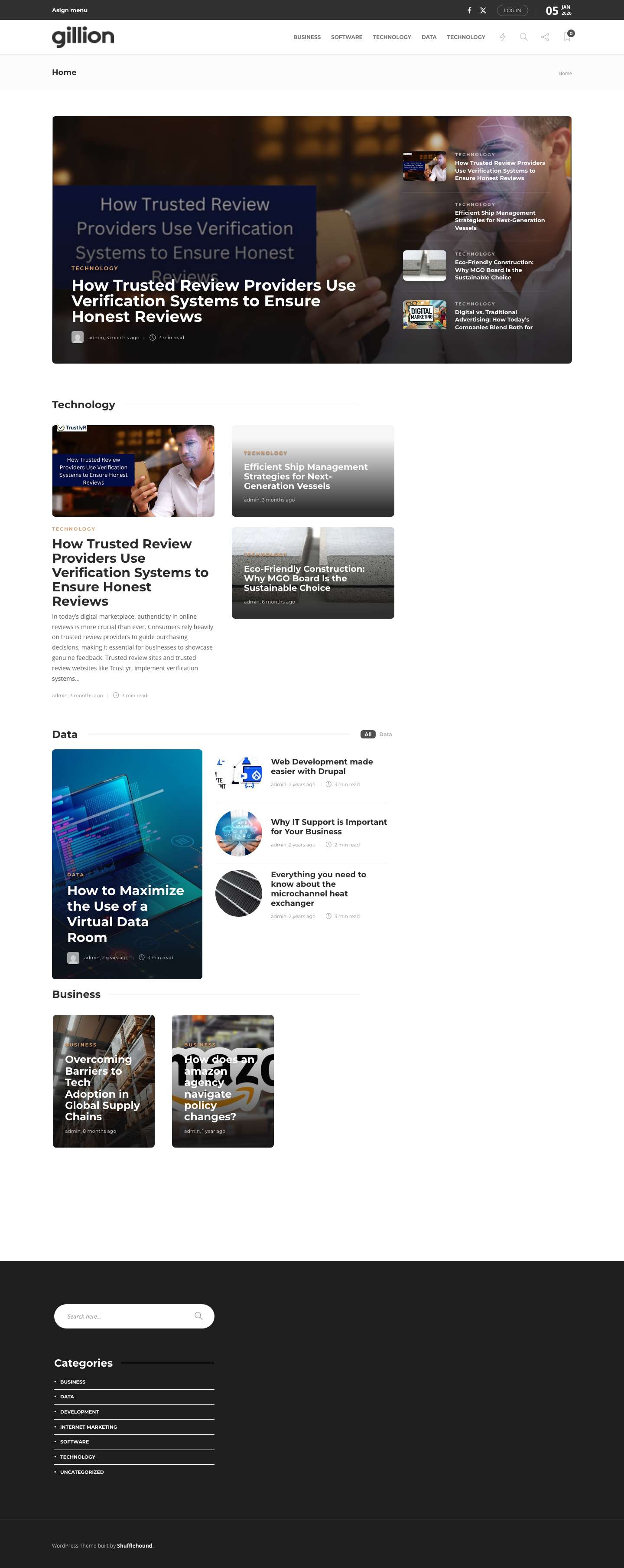 Home - The Tech Trunk - Full Screenshot