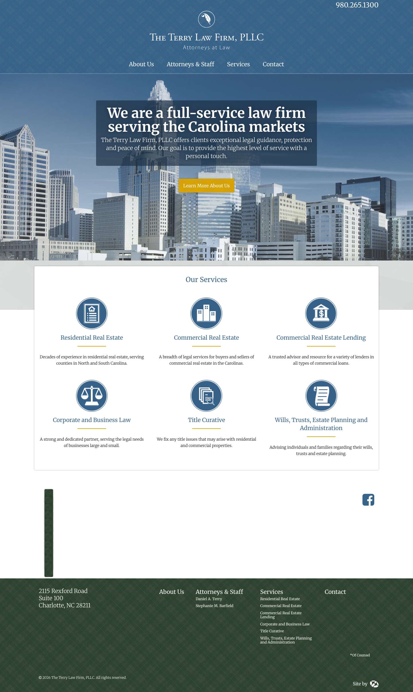 The Terry Law Firm, PLLC - Full Screenshot