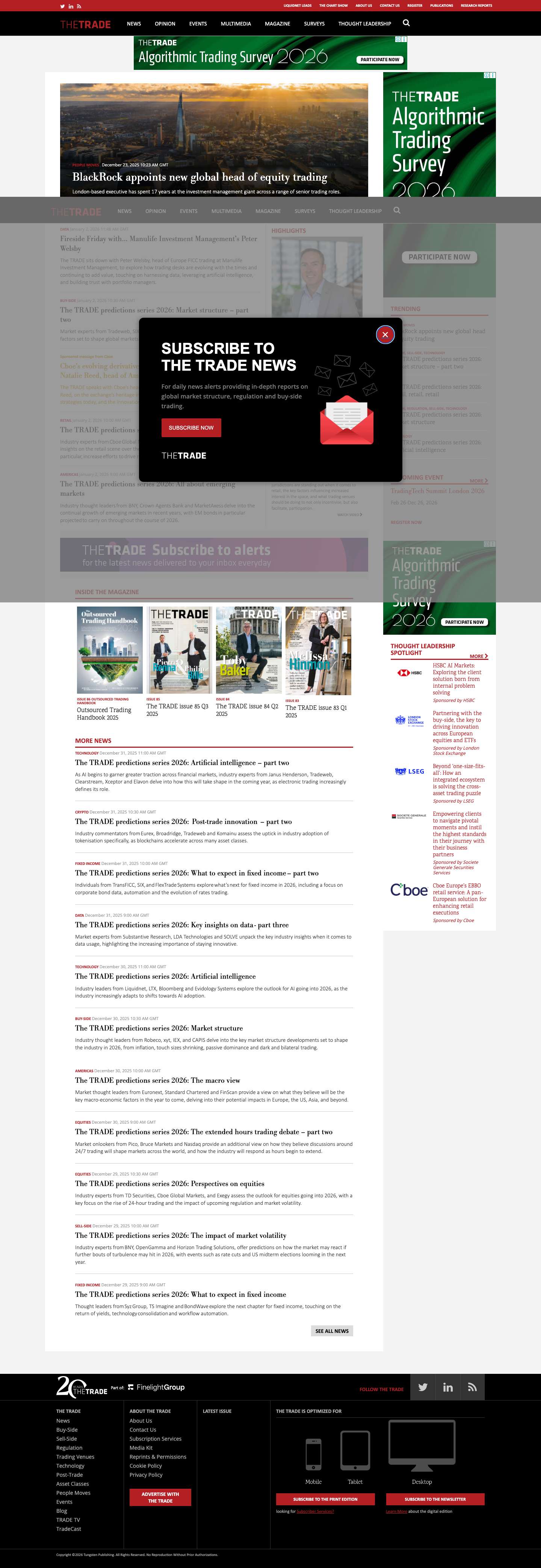 Home - The TRADE - Full Screenshot