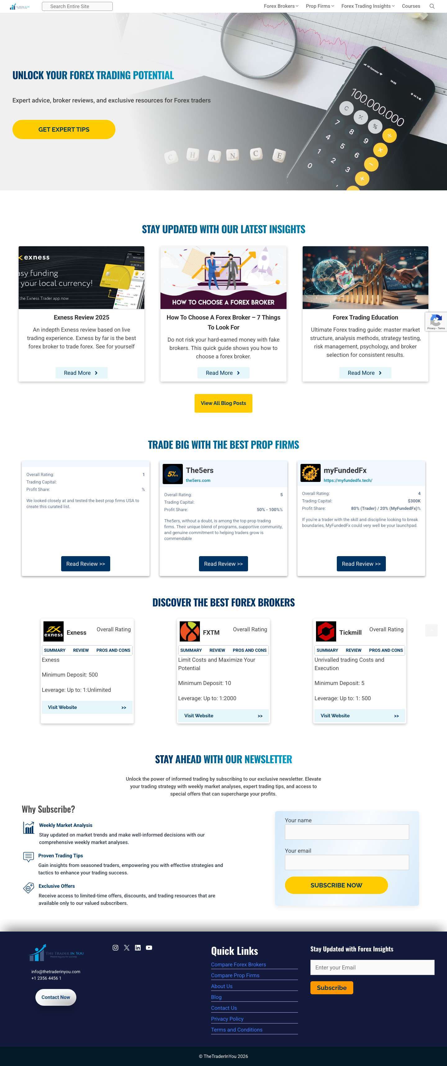 Home > TheTraderInYou.com » The Trader In you - Full Screenshot