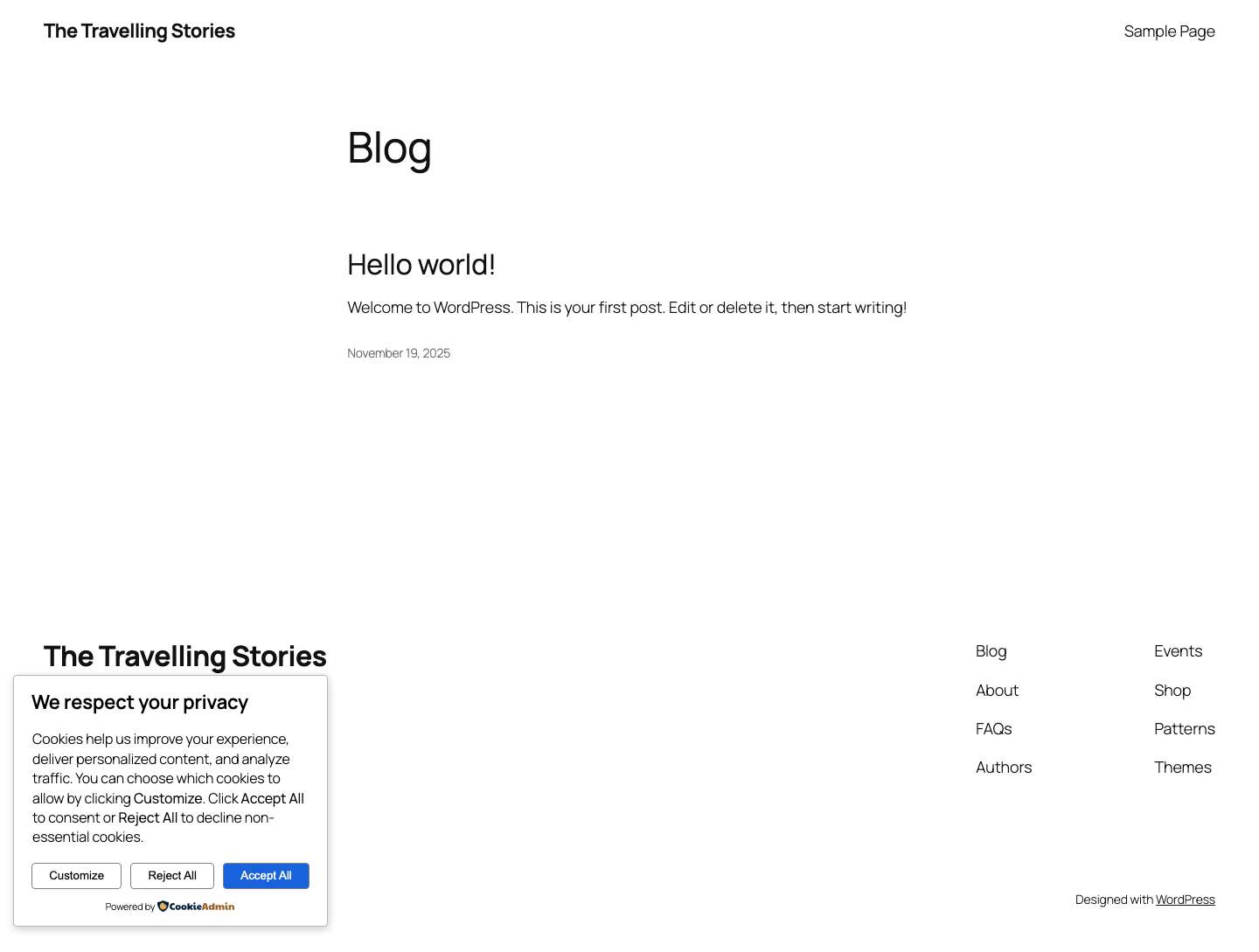 The Travelling Stories - Full Screenshot