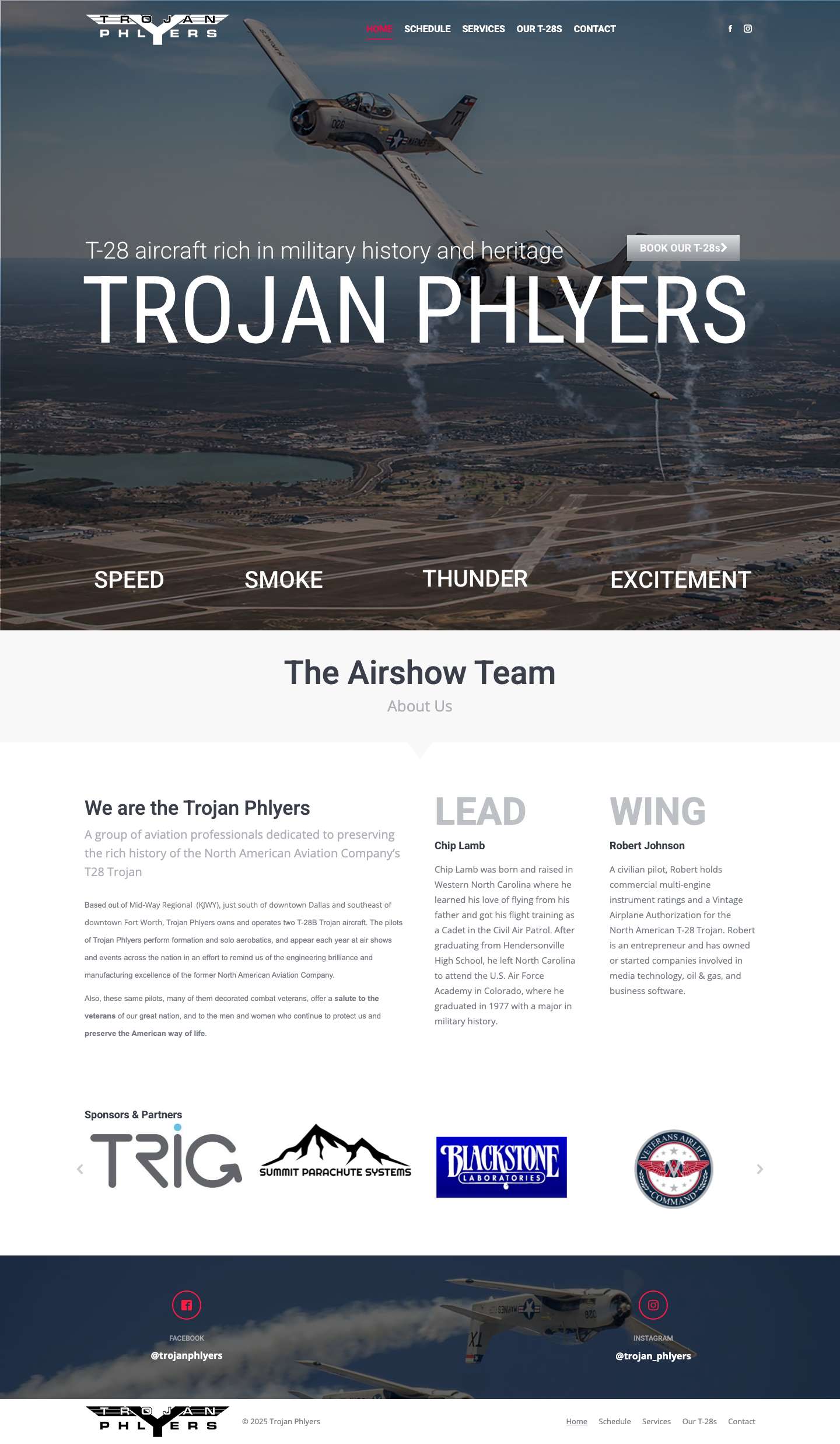 Homepage - Trojan Phlyers - Full Screenshot