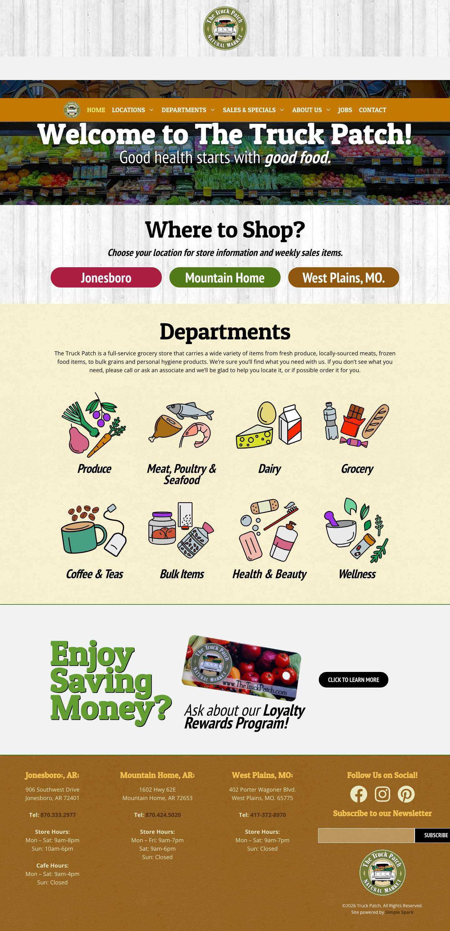 Home | The Truck Patch - Full Screenshot