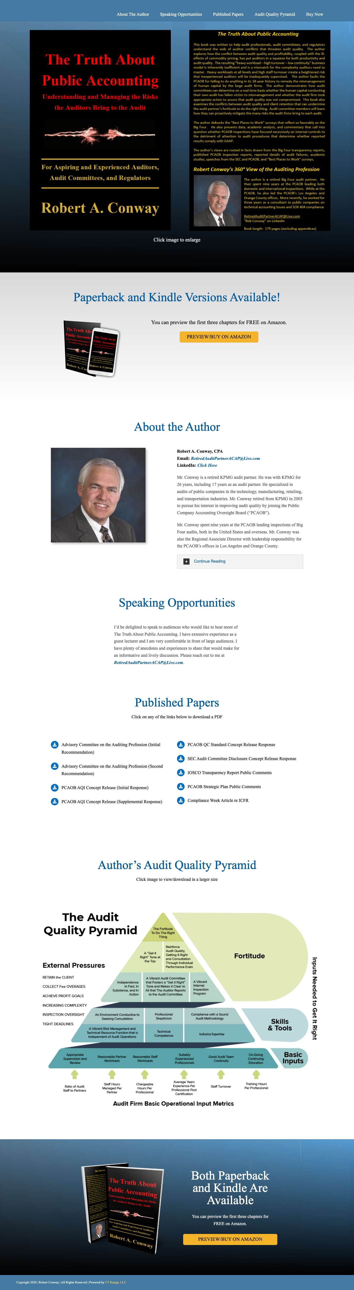 The Truth About Public Accounting by Robert "Bob" Conway - Full Screenshot