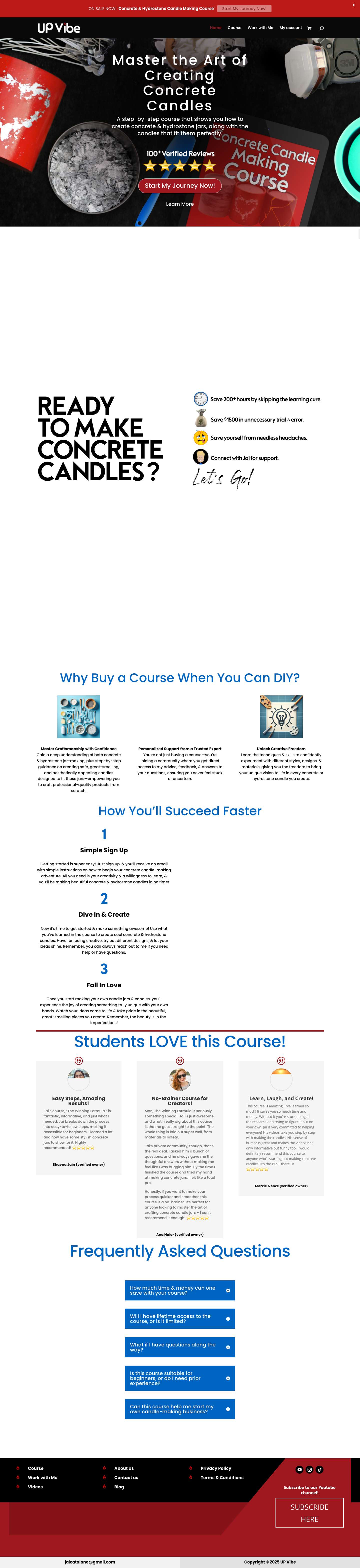 Home - Up Vibe - Full Screenshot