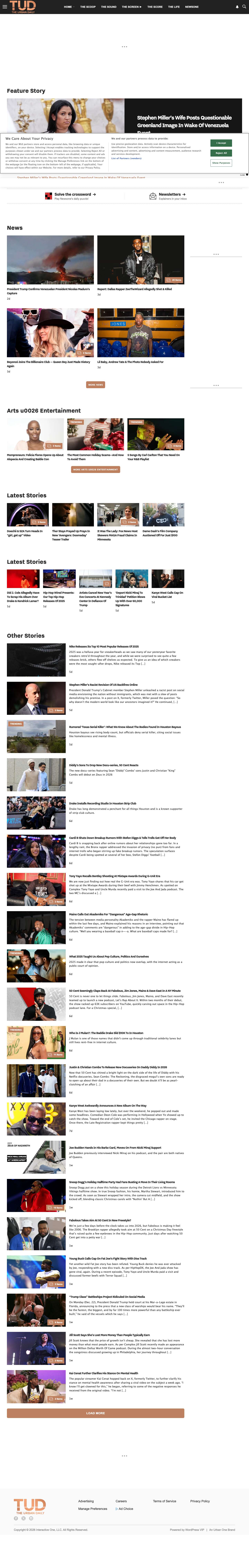 Home - The Urban DailyMenuToggle search - Full Screenshot