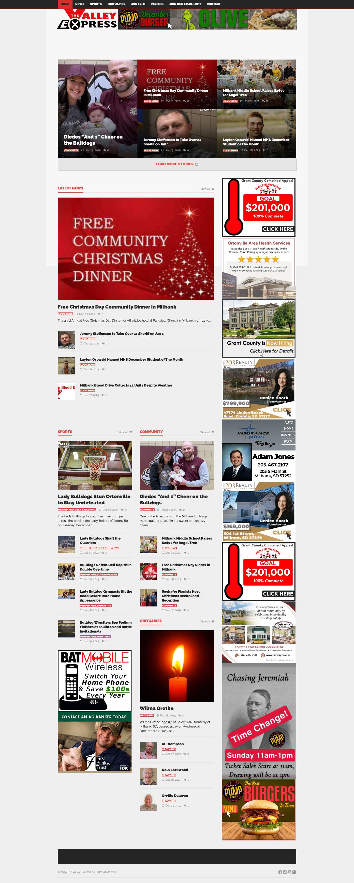 The Valley Express | Your News – Your Life - Full Screenshot