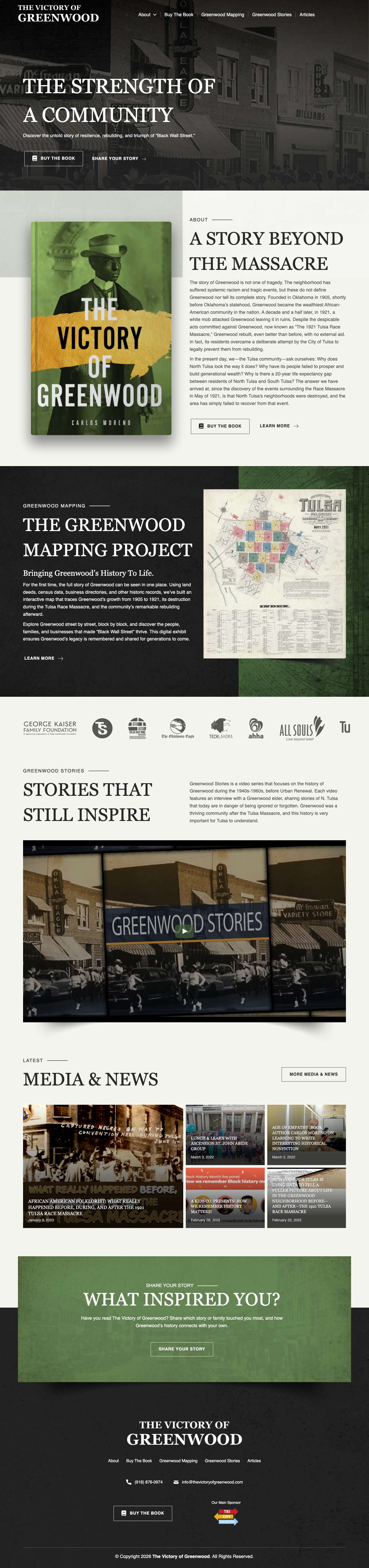 Greenwood's Legacy: Resilience Beyond Tragedy - Full Screenshot