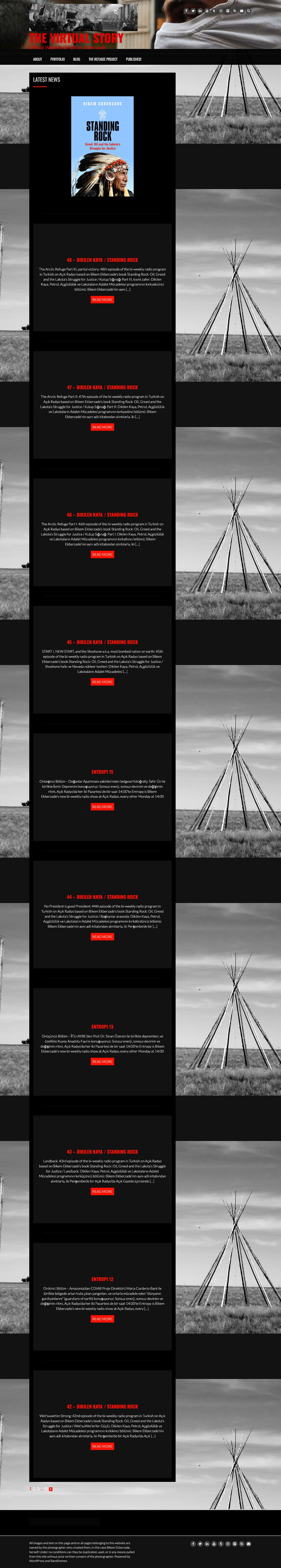 The Virtual Story – Official Website for Bikem Ekberzade - Full Screenshot