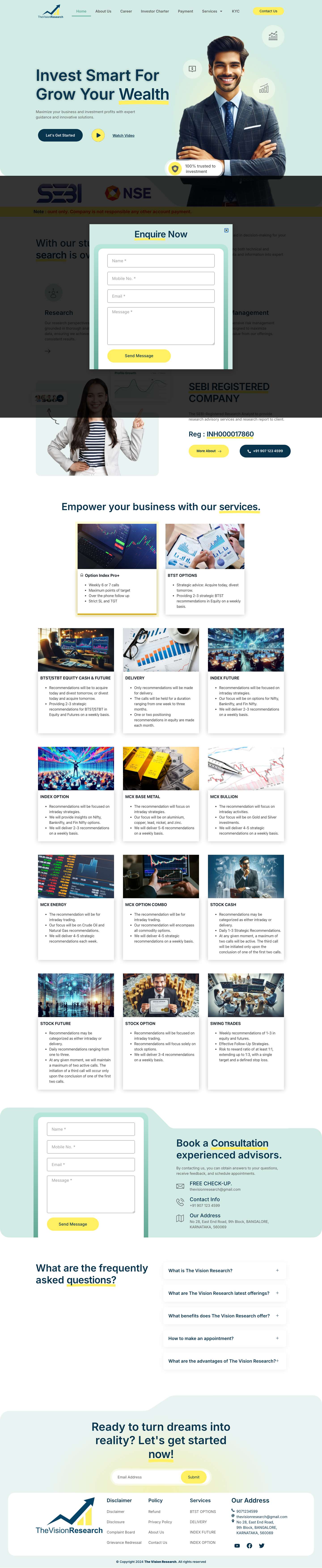 The Vision Research - Full Screenshot