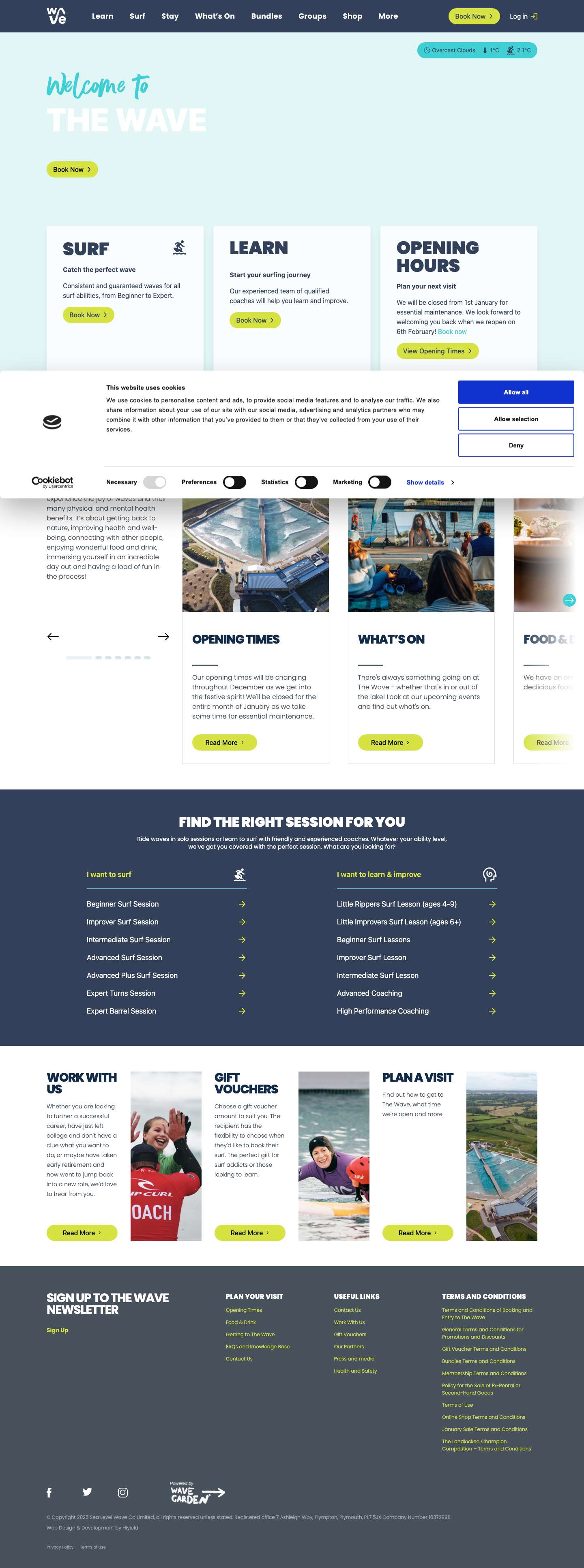 The Wave: Bristol's inland surf destination - Full Screenshot