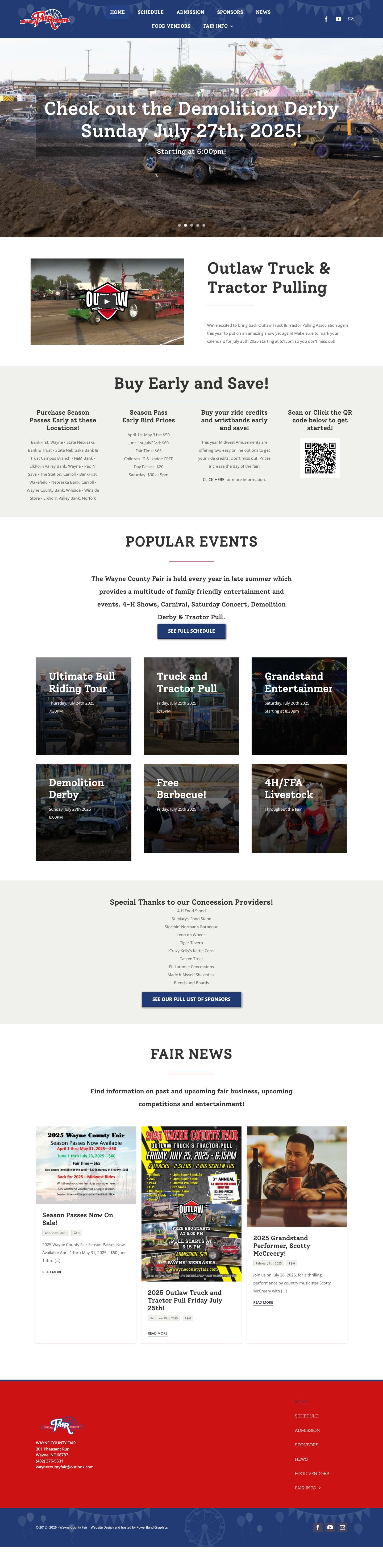 The Wayne County in Wayne Nebraska - - Full Screenshot