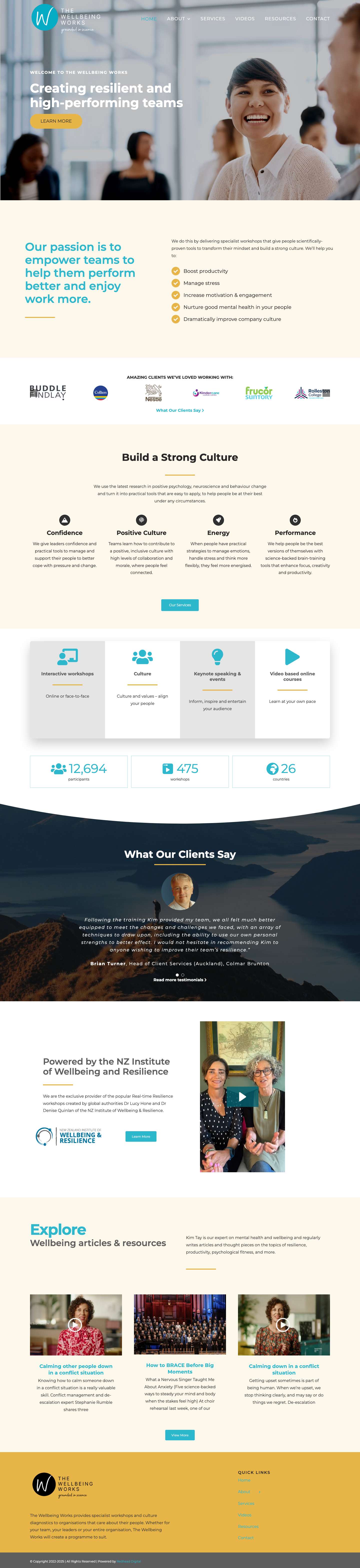 The Wellbeing Works - Full Screenshot