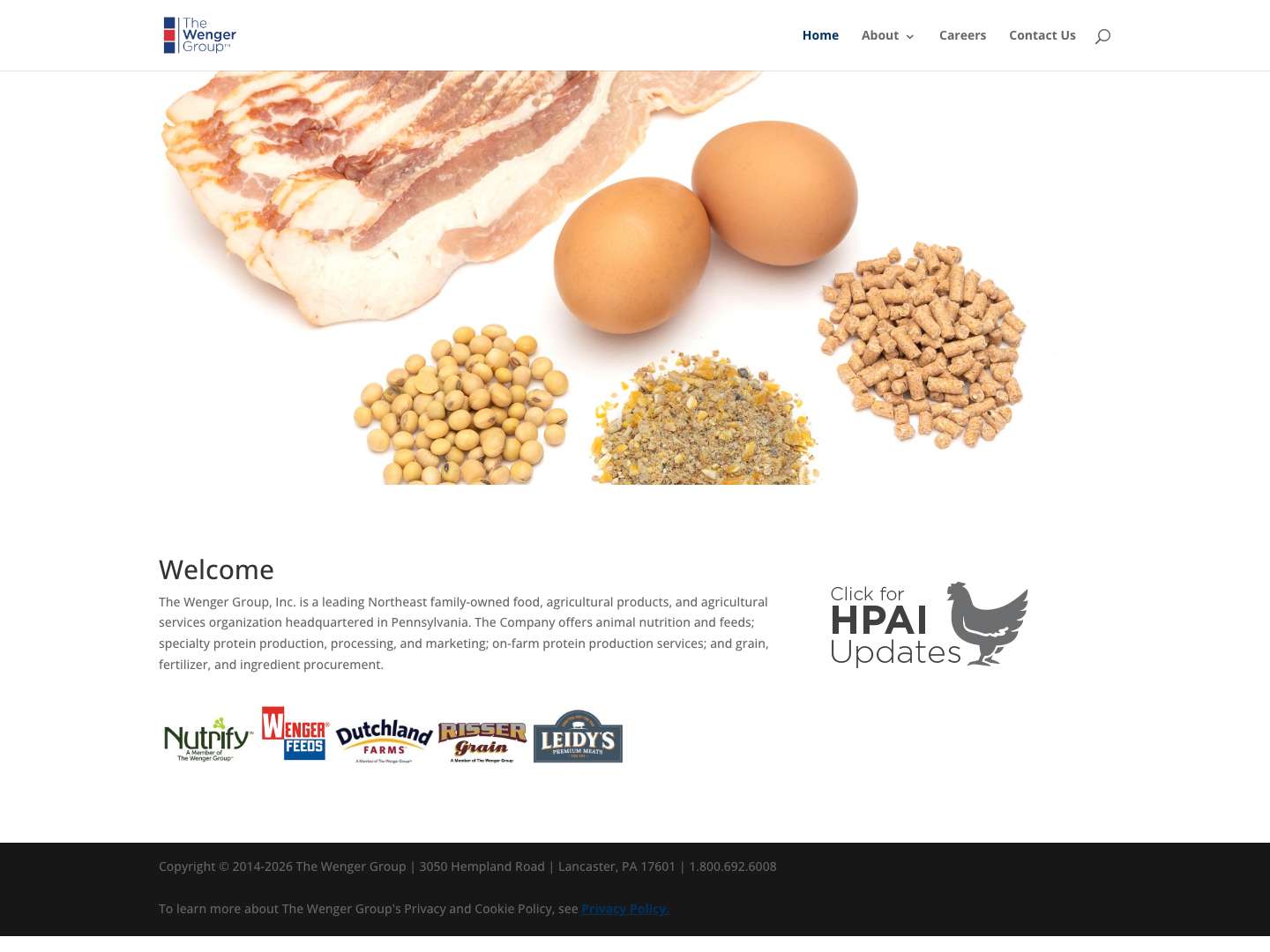 The Wenger Group | Home - Full Screenshot