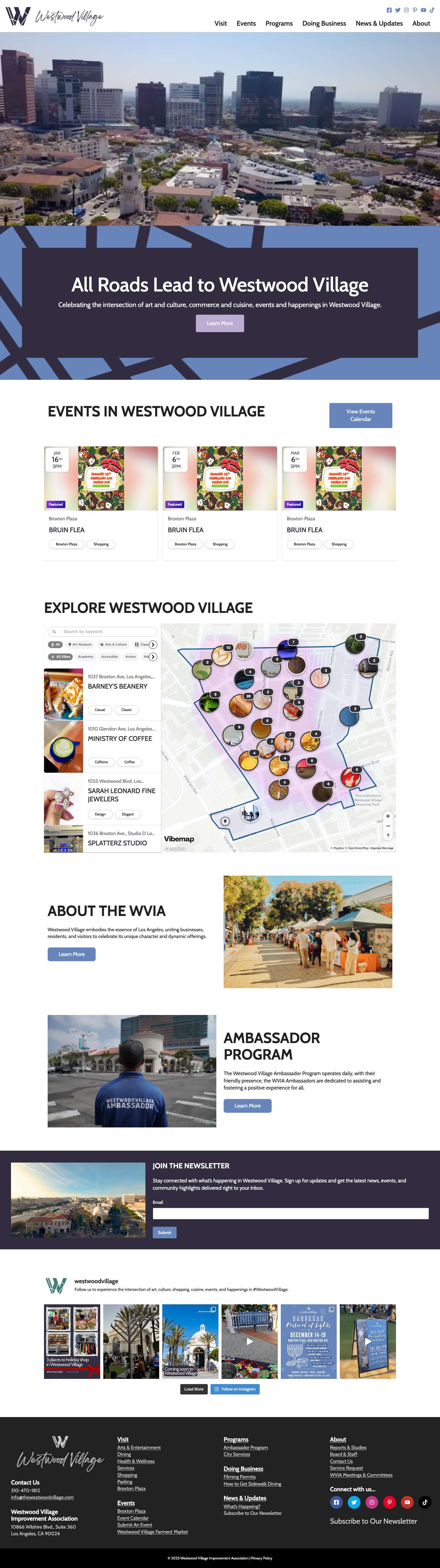 Westwood Village – All roads lead to Westwood Village - Full Screenshot