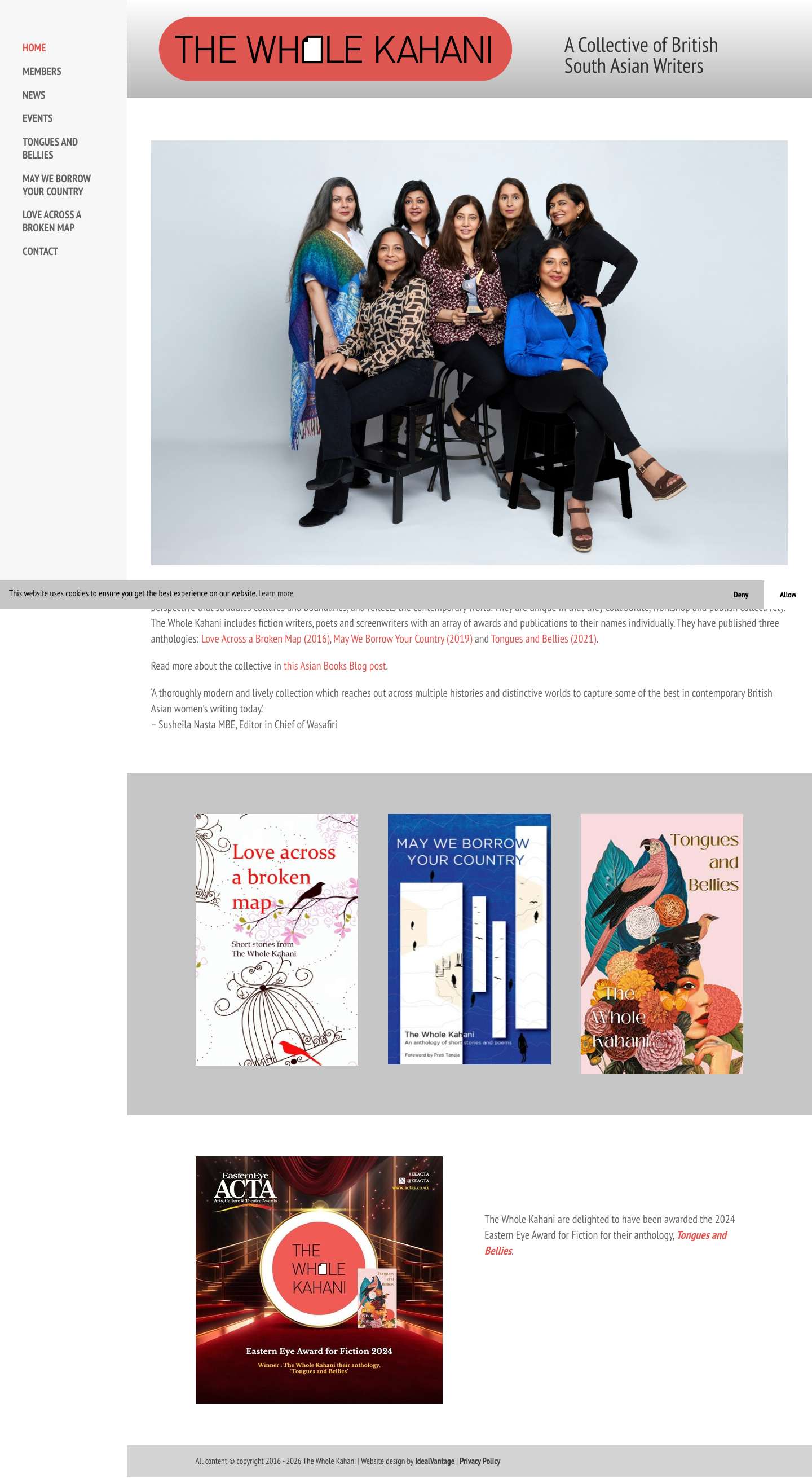 The Whole Kahani | British South Asian Writers Collective - Full Screenshot