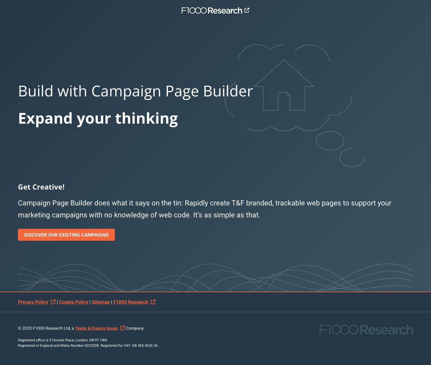 Front Page - F1000 ResearchFront Page - F1000 Research - Full Screenshot