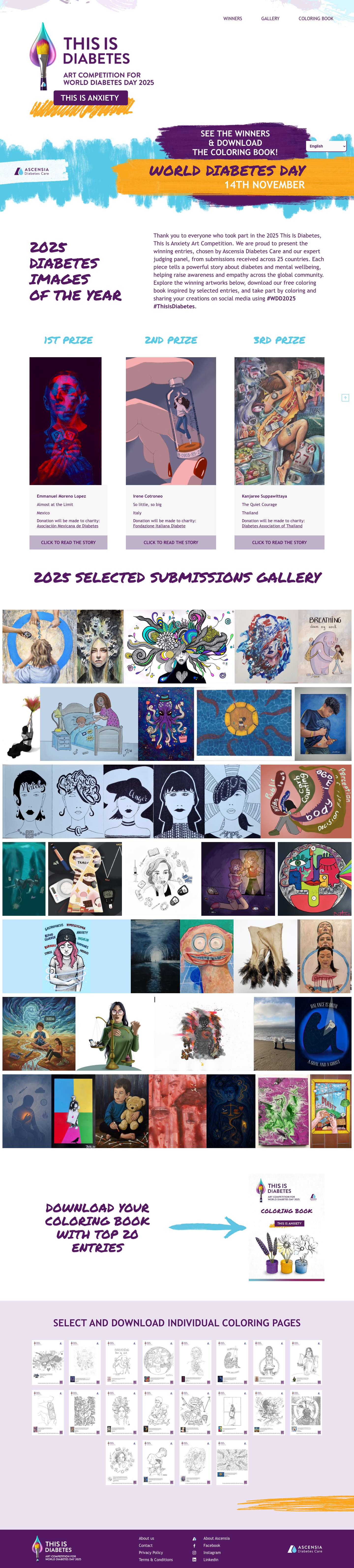 This Is Diabetes – Take part in the competition and show what diabetes and anxiety mean to you. - Full Screenshot