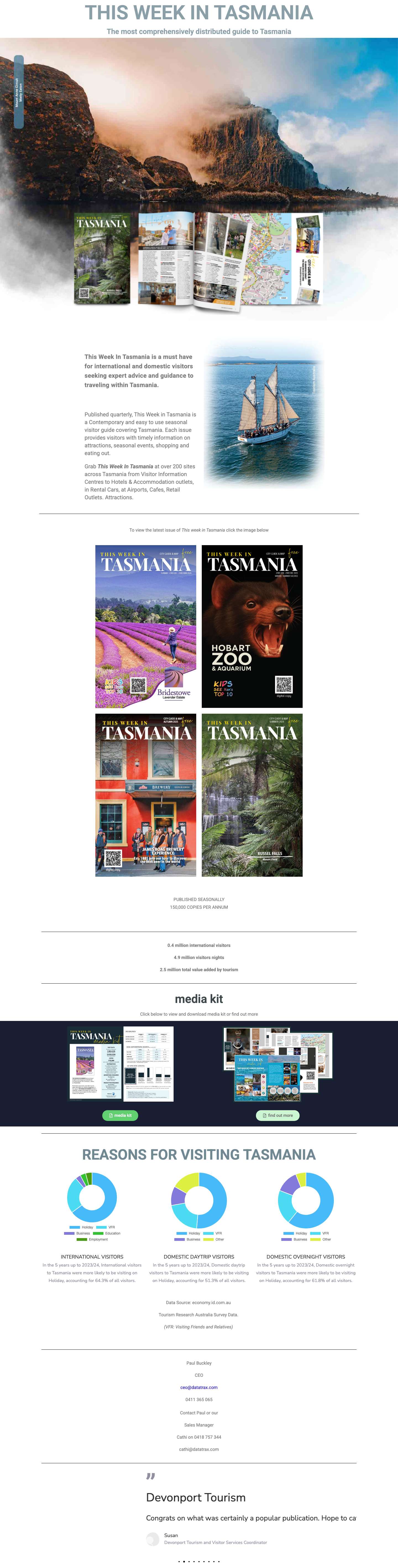 Home - This Week In Tasmania - Full Screenshot