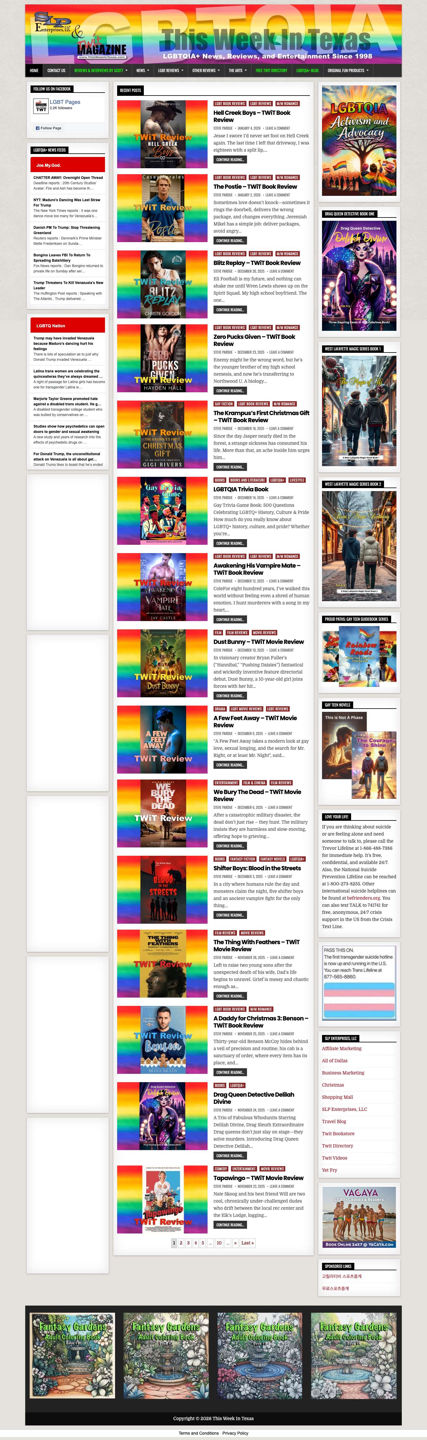 This Week In Texas LGBTQIA+ News, Reviews, and Entertainment - Full Screenshot
