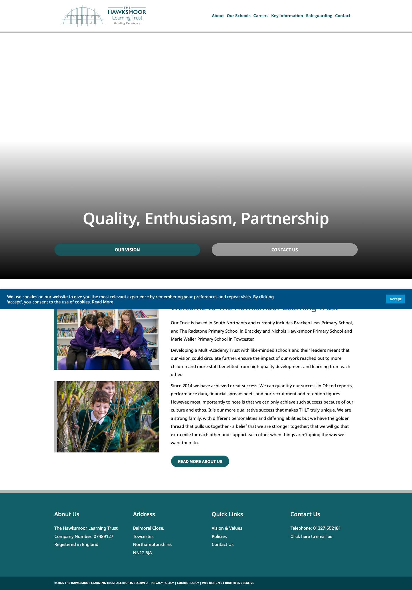 The Hawksmoor Learning Trust - Full Screenshot