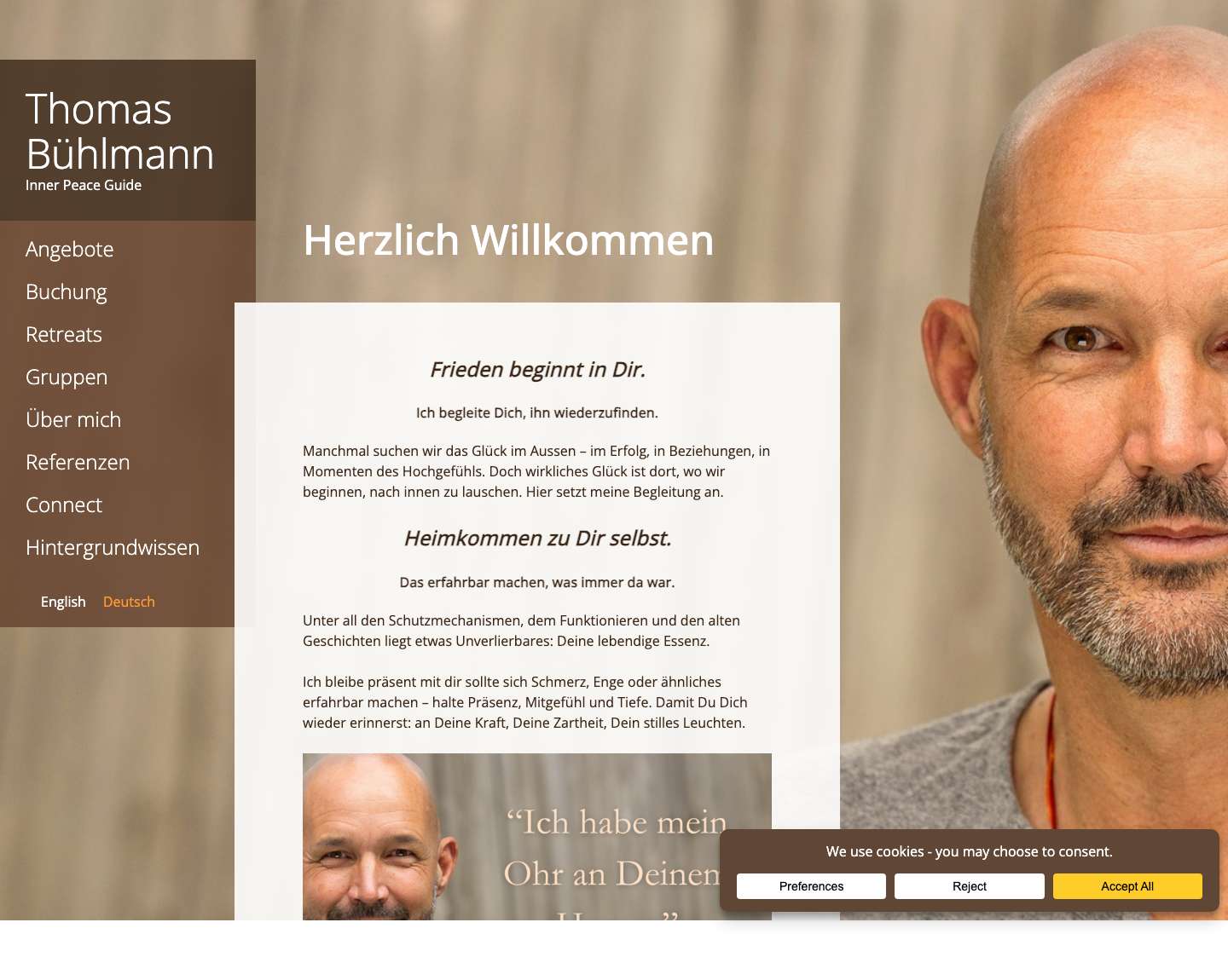 Lebe aus innerer Stille – Erwecke dein Glück - Thomas Bühlmann - Full Screenshot