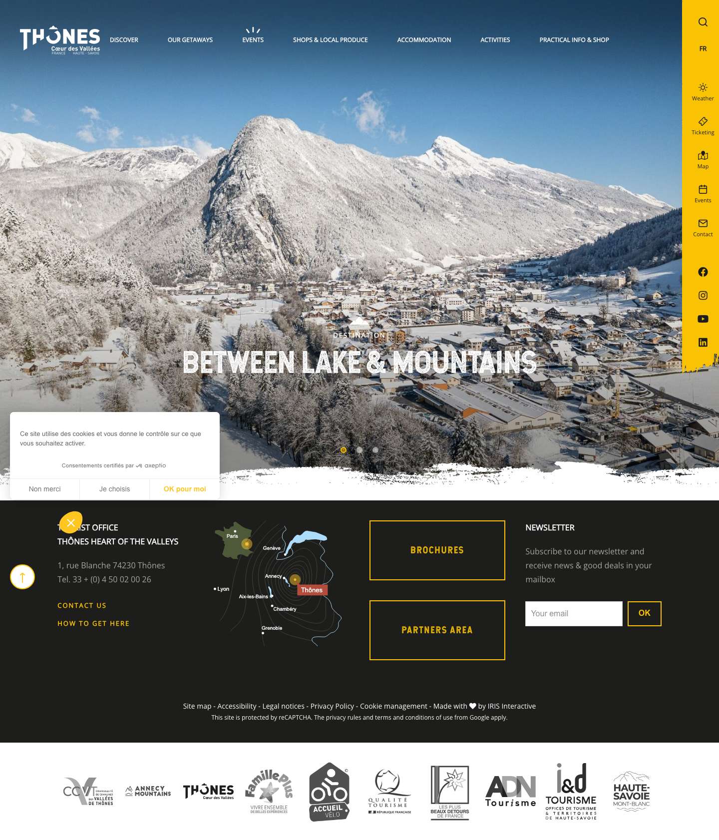 Thônes : Vacances été & hiver Haute-Savoie - Entre Annecy et les Aravis - Full Screenshot