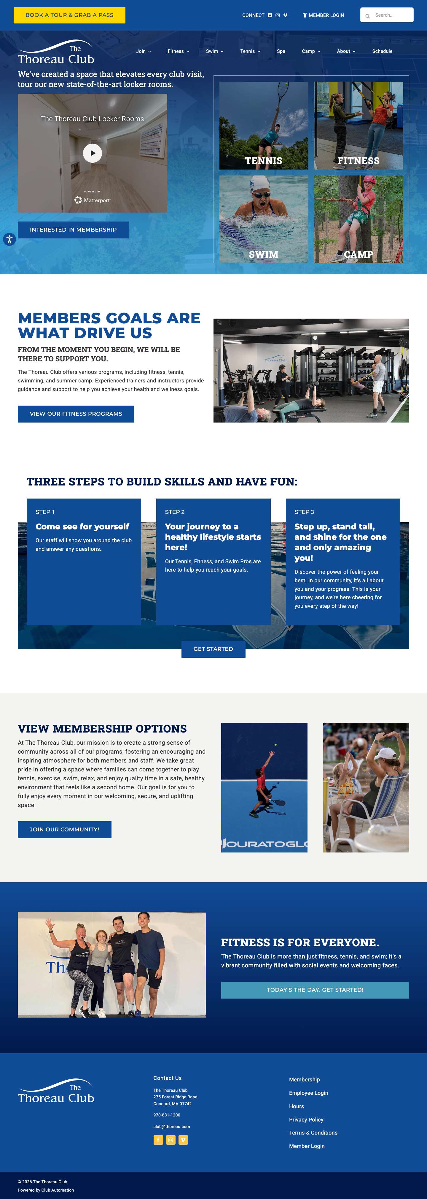 Home - The Thoreau Club - Full Screenshot