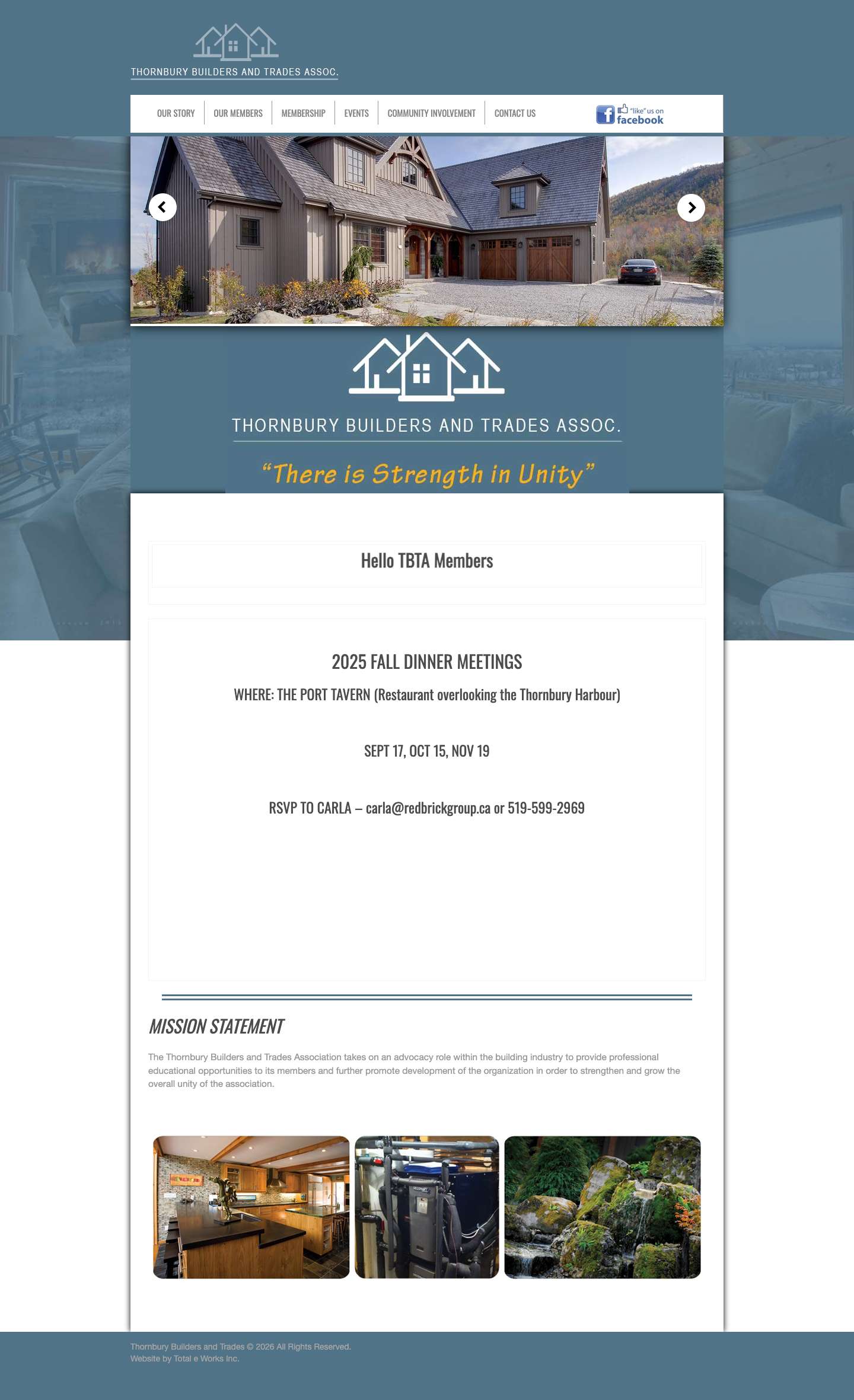 Thornbury Builders and Trades - Full Screenshot