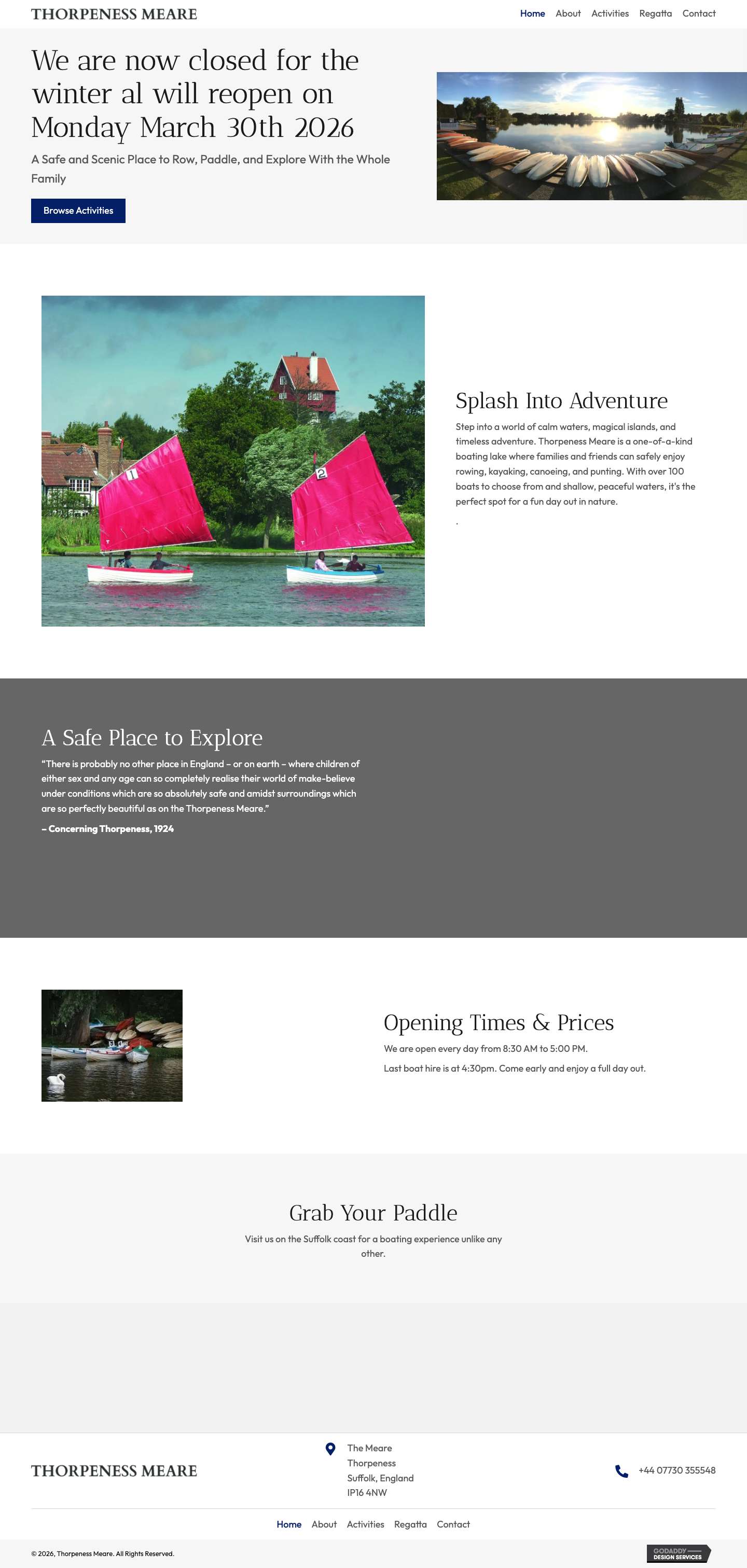 Boating Lake - Thorpeness Meare - Full Screenshot