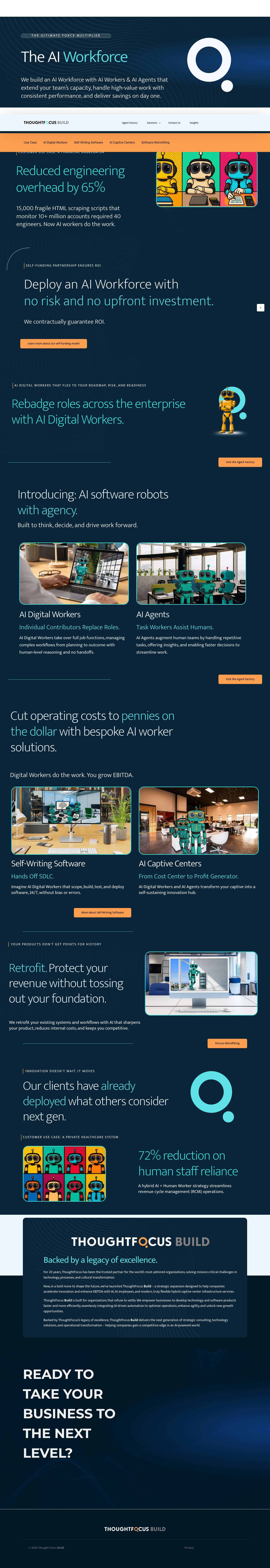 AI Workforce: Scale with ThoughtFocus Build - Full Screenshot