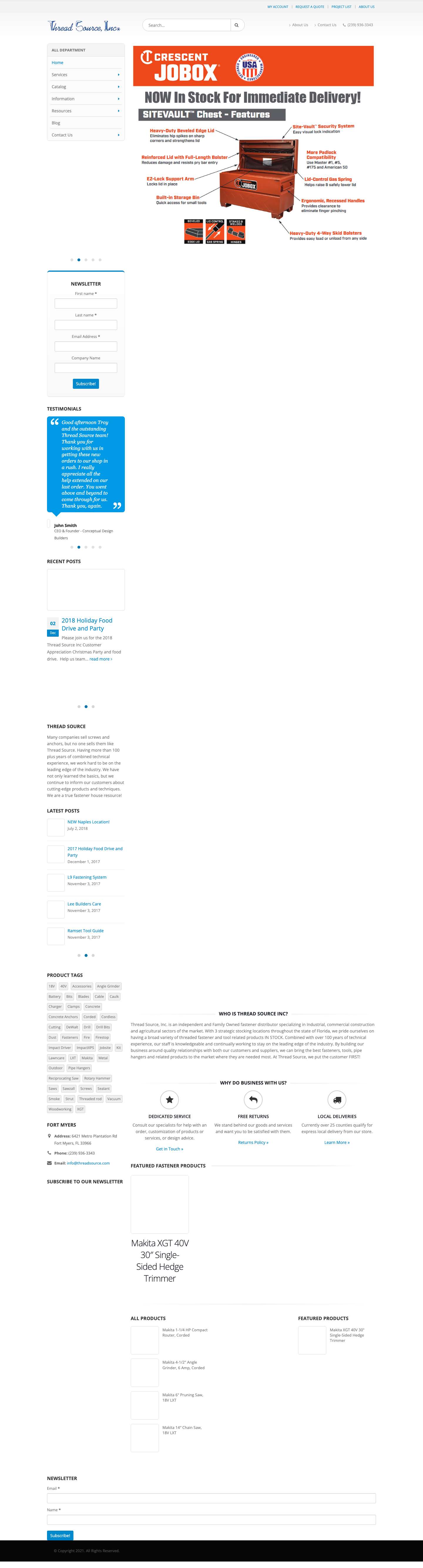 Home - Thread Source - Full Screenshot