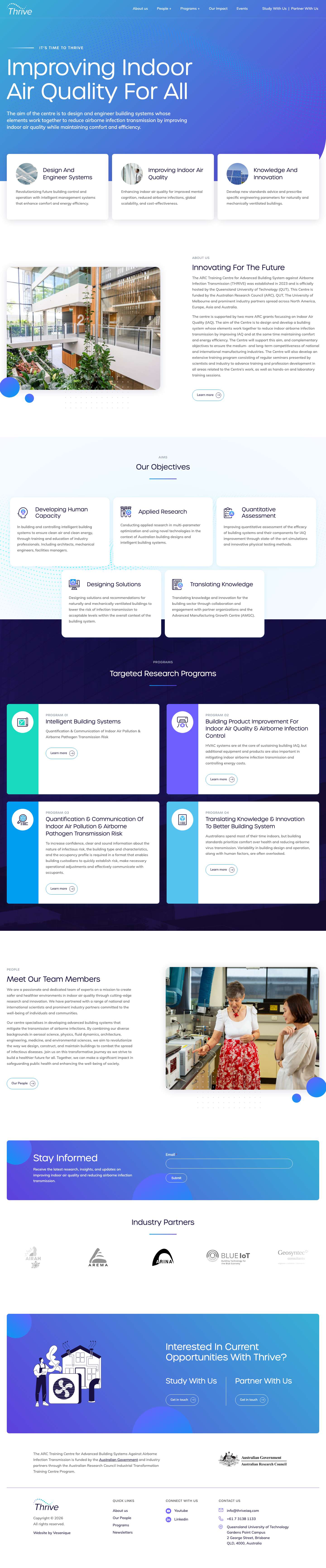 Home - Thrive - Full Screenshot