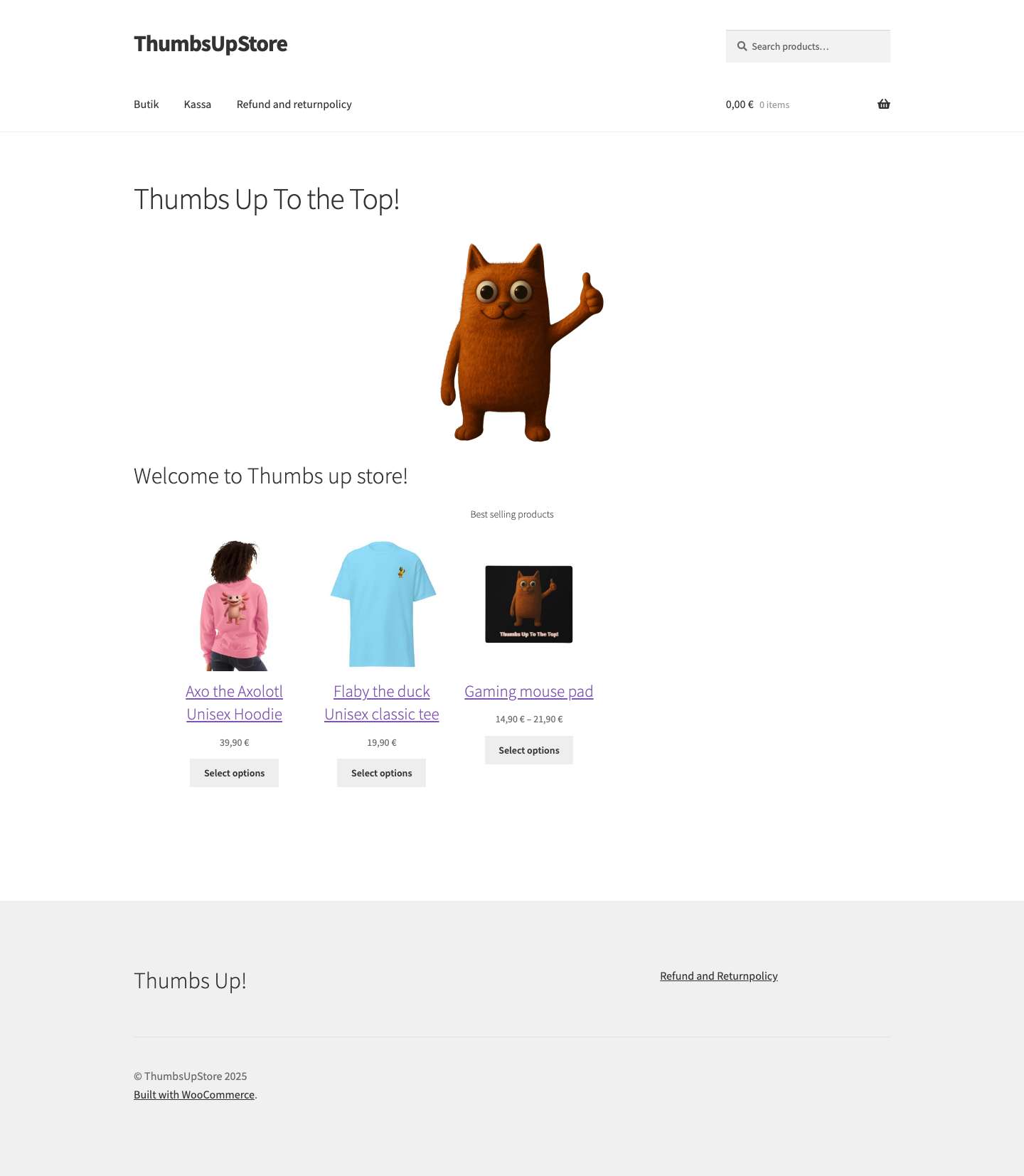 ThumbsUpStore - Full Screenshot