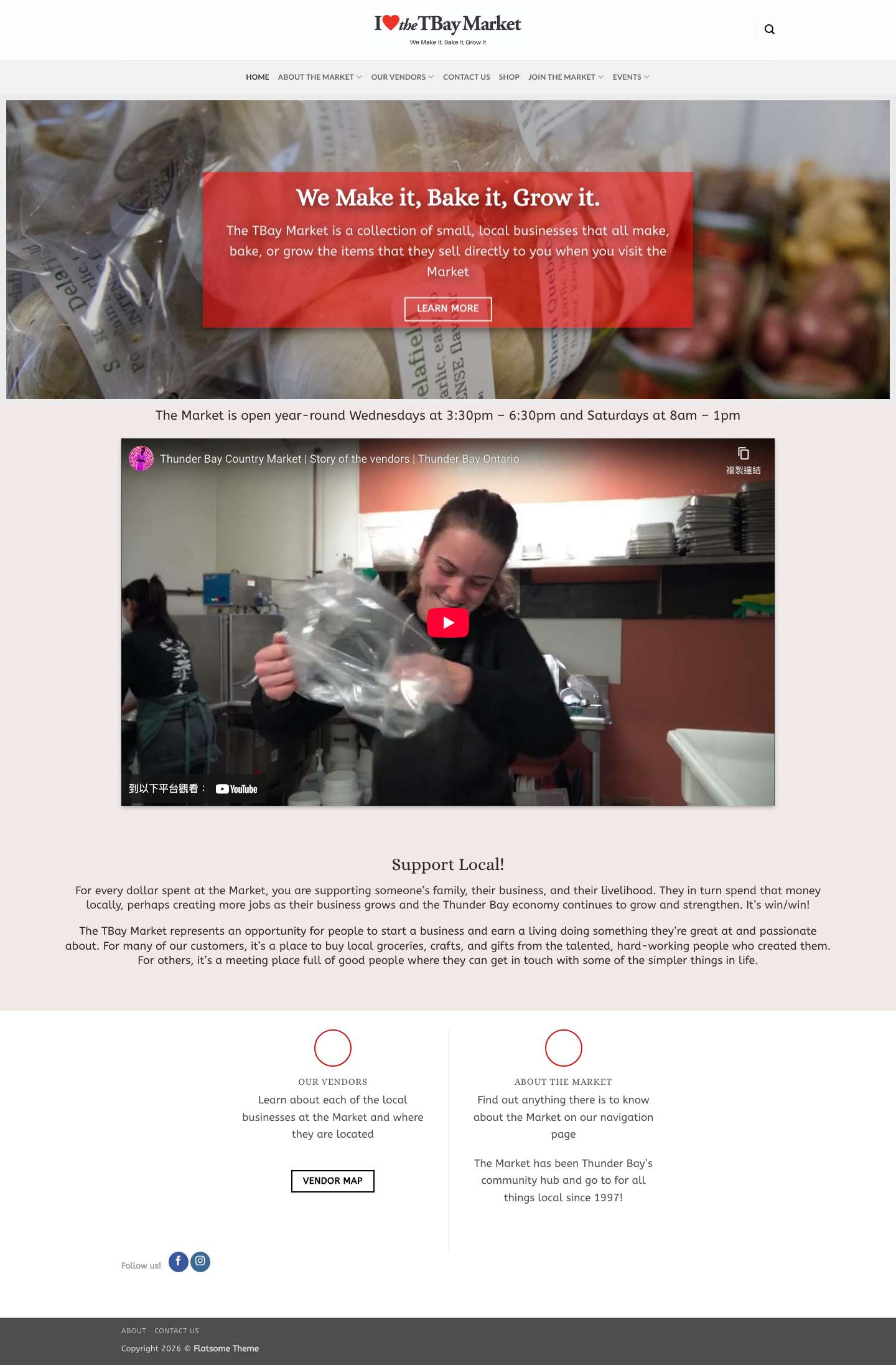 Thunder Bay Country Market - Full Screenshot