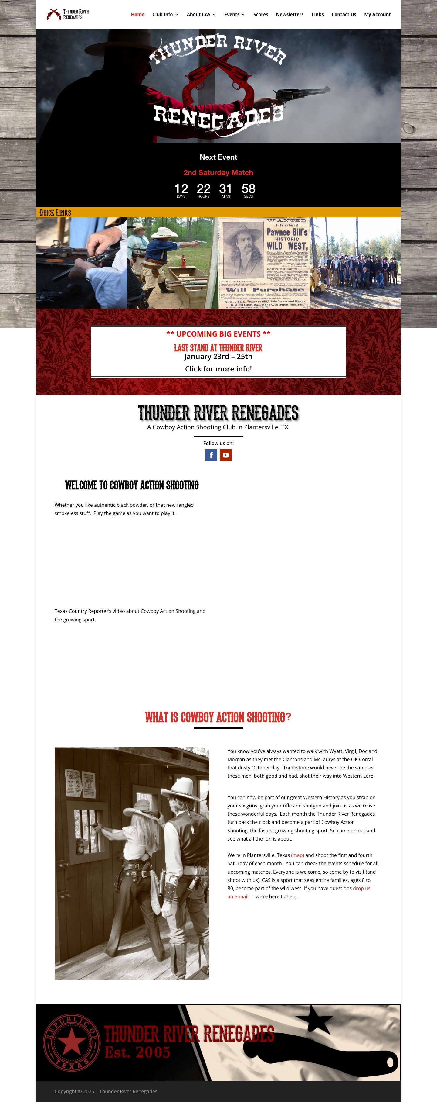 Cowboy Action Shooting | Thunder River Renegades - Full Screenshot