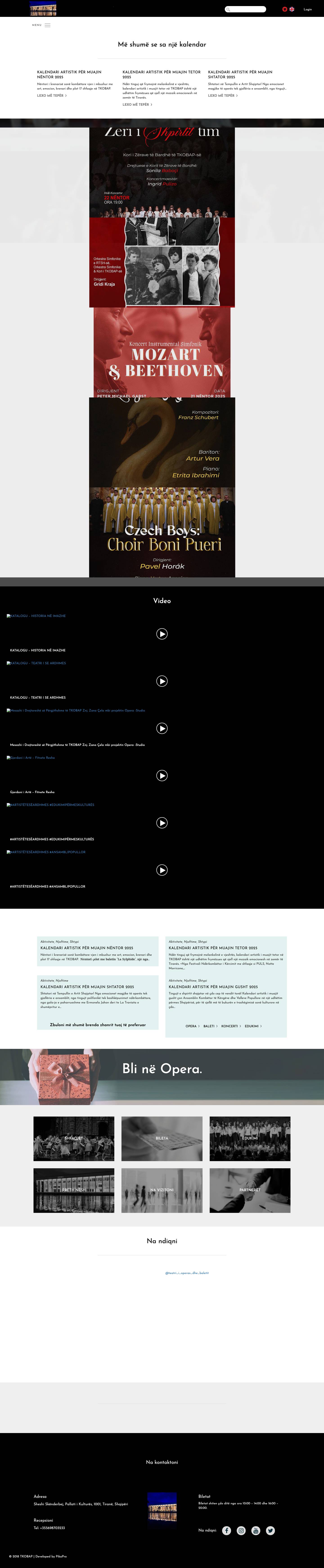 Teatri i Operas & Baletit - Full Screenshot