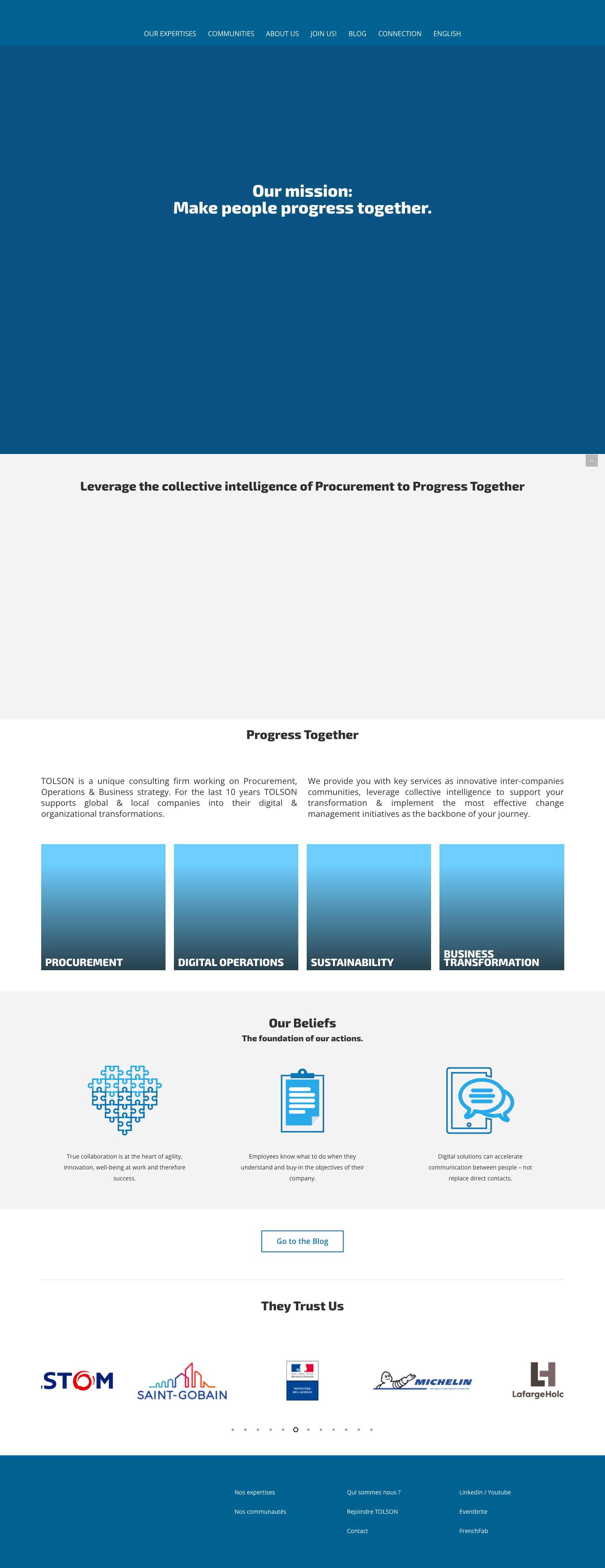 Home - TOLSON Consulting - Full Screenshot