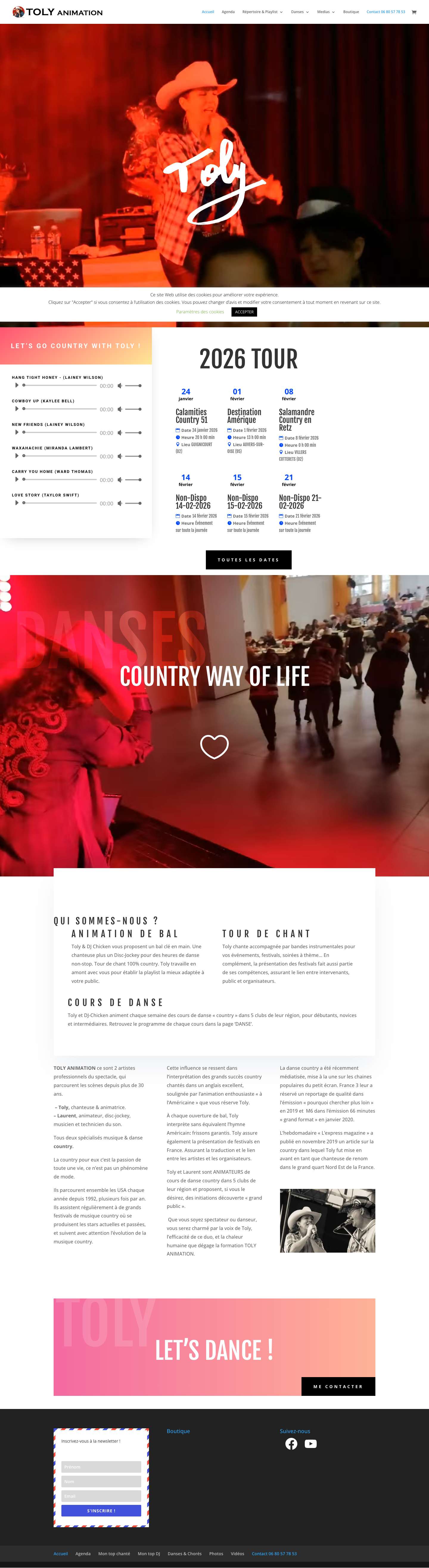 Accueil - Tolyanimation - Full Screenshot