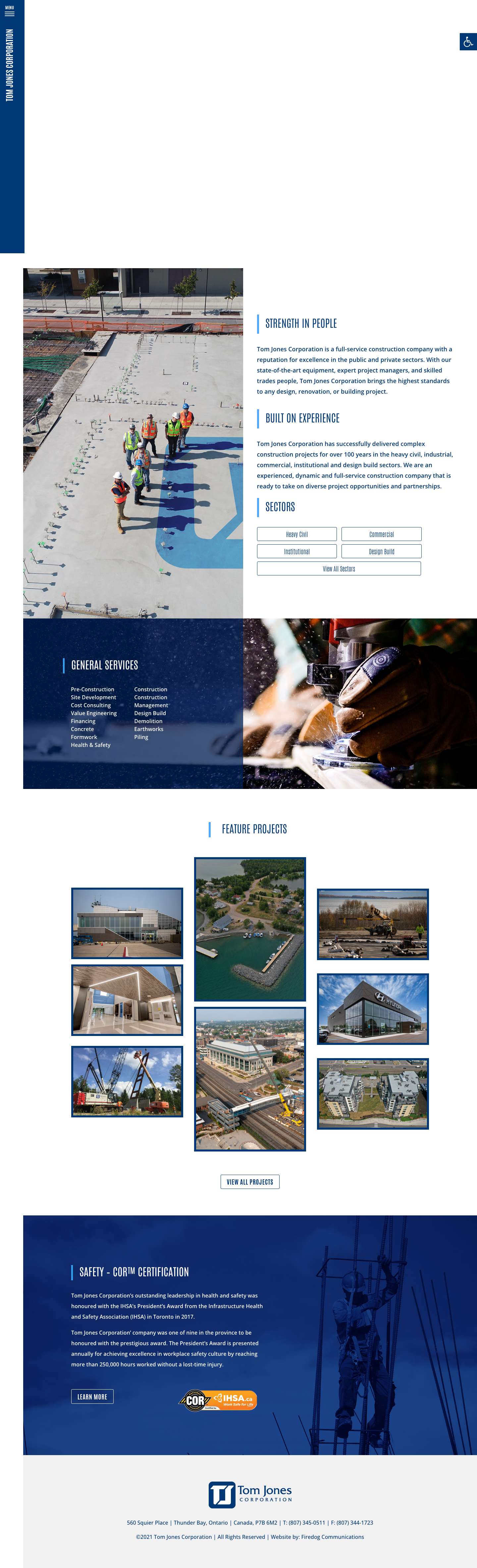 Home - Tom Jones Corp.Accessibility ToolsIncrease TextDecrease TextGrayscaleHigh ContrastNegative ContrastLight BackgroundLinks UnderlineReadable FontReset - Full Screenshot