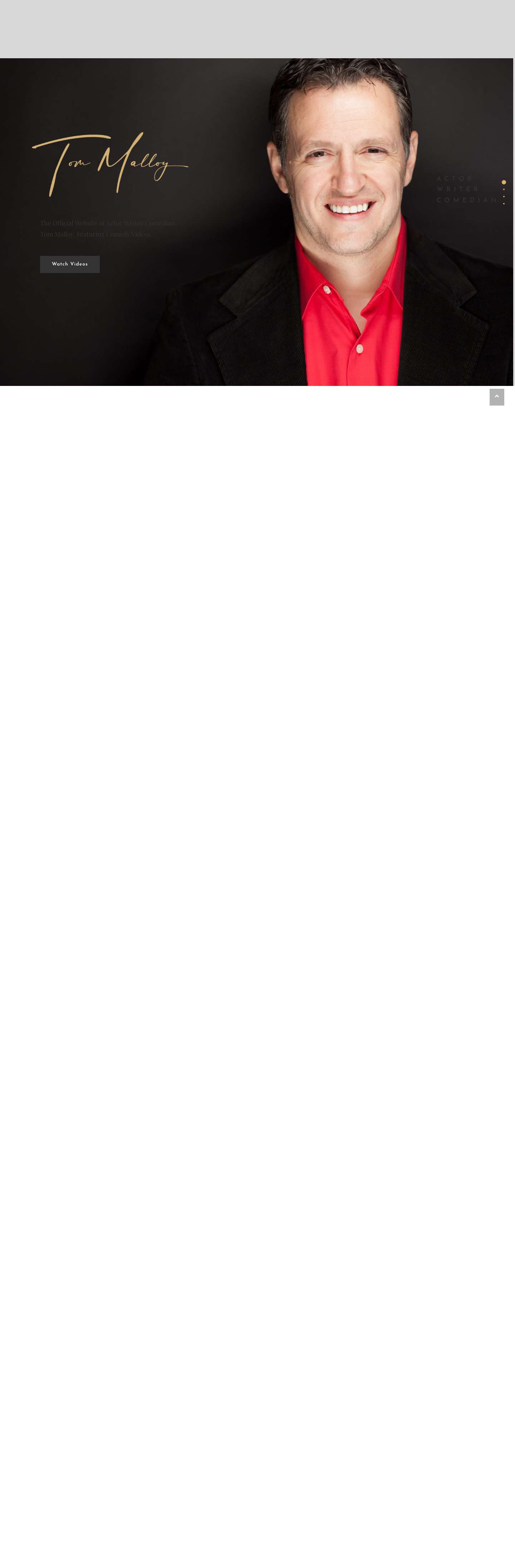 Tom Malloy – Official Site for Tom Malloy Comedy – Just another WordPress site - Full Screenshot