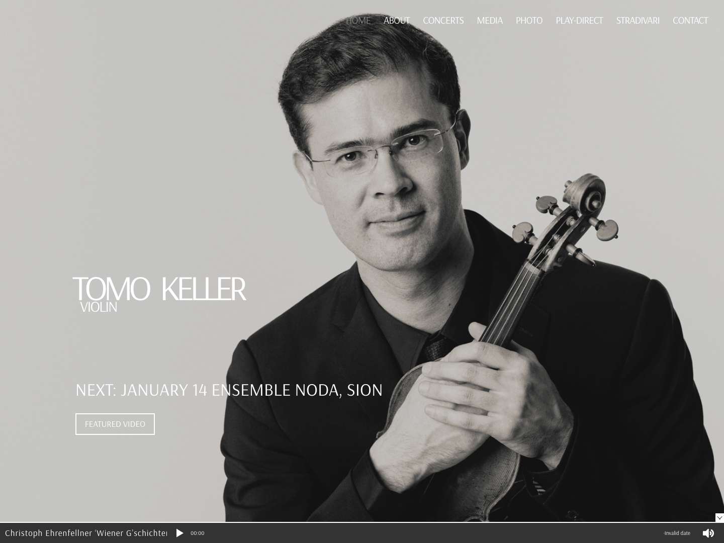 Tomo Keller | Violin - Full Screenshot