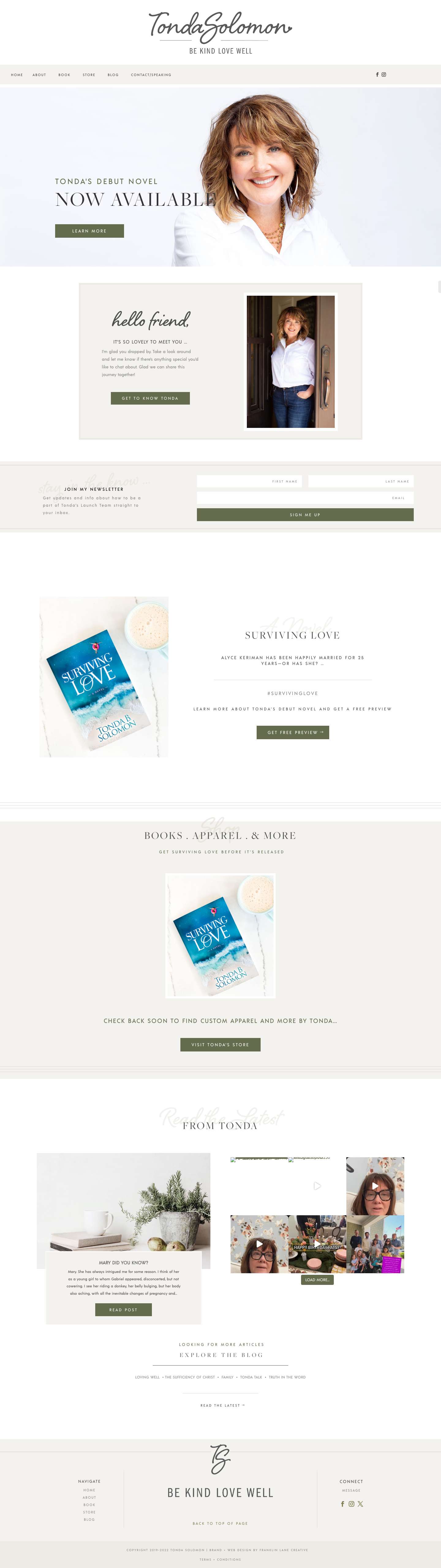 Home - Tonda Solomon - Full Screenshot