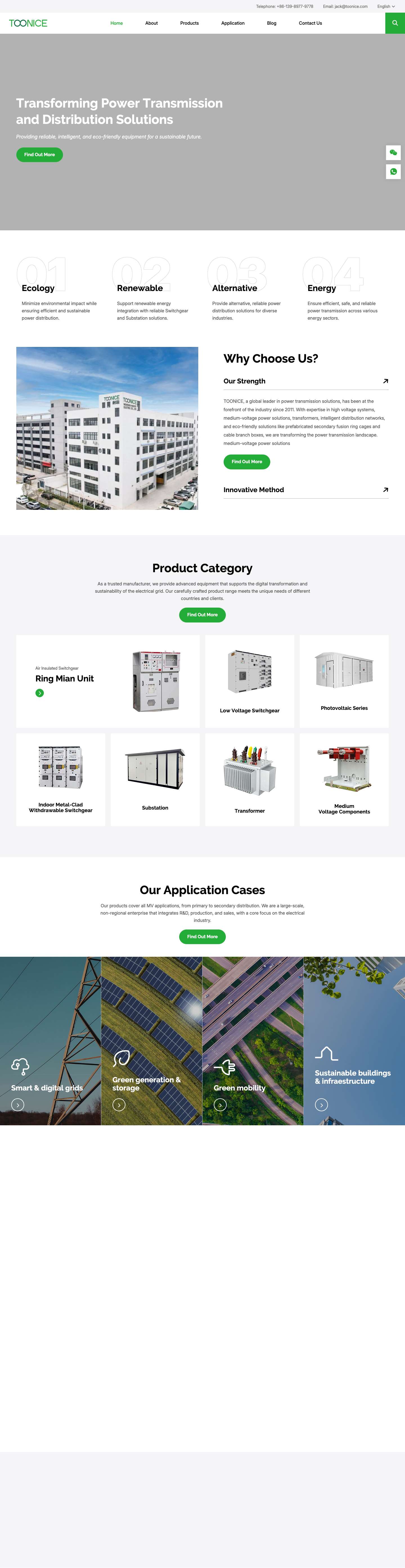 Medium-Voltage Power Solutions - TooniceMedium-Voltage Power Solutions - Toonice - Full Screenshot