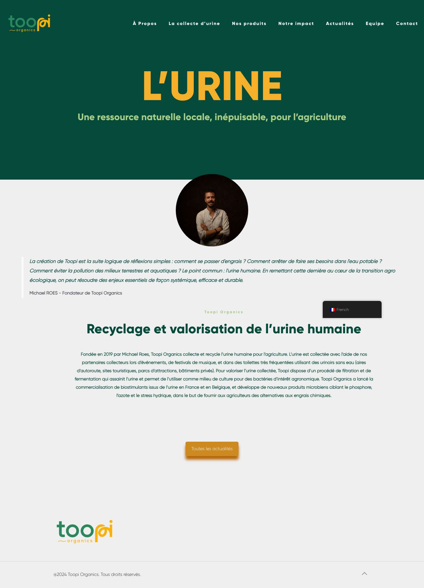 Home - Toopi Organics - Full Screenshot