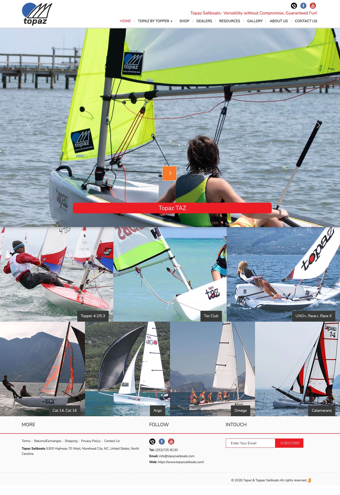 Topaz & Topper Sailboats - Topaz, Topper and all associated spares - Full Screenshot