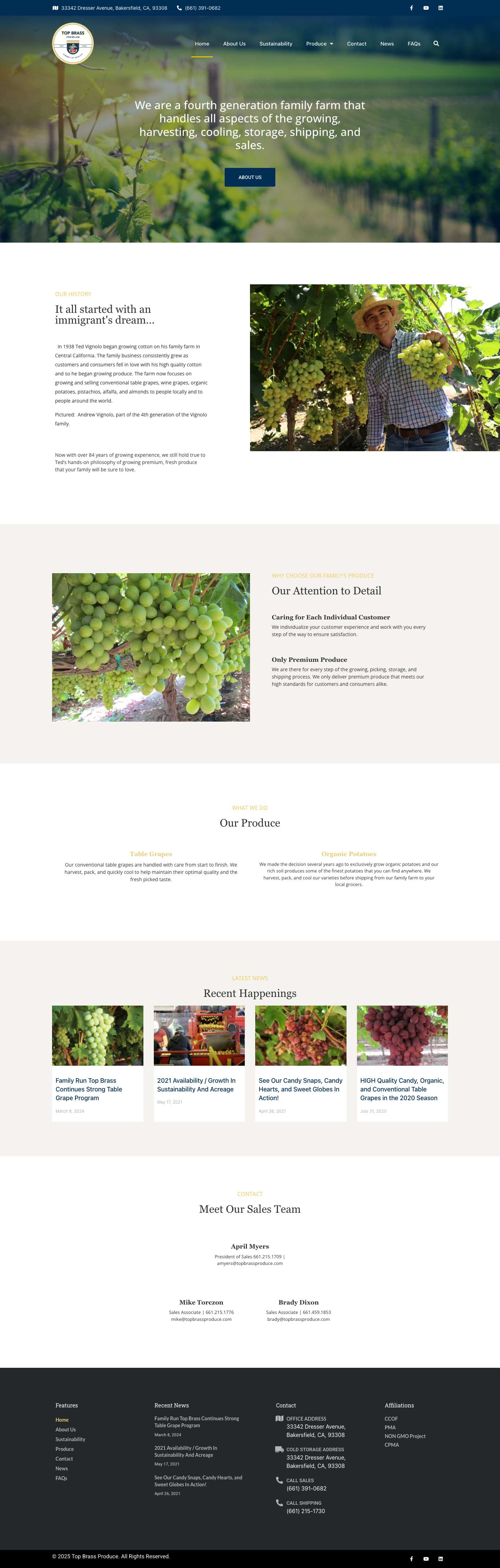 Top Brass Produce - Full Screenshot