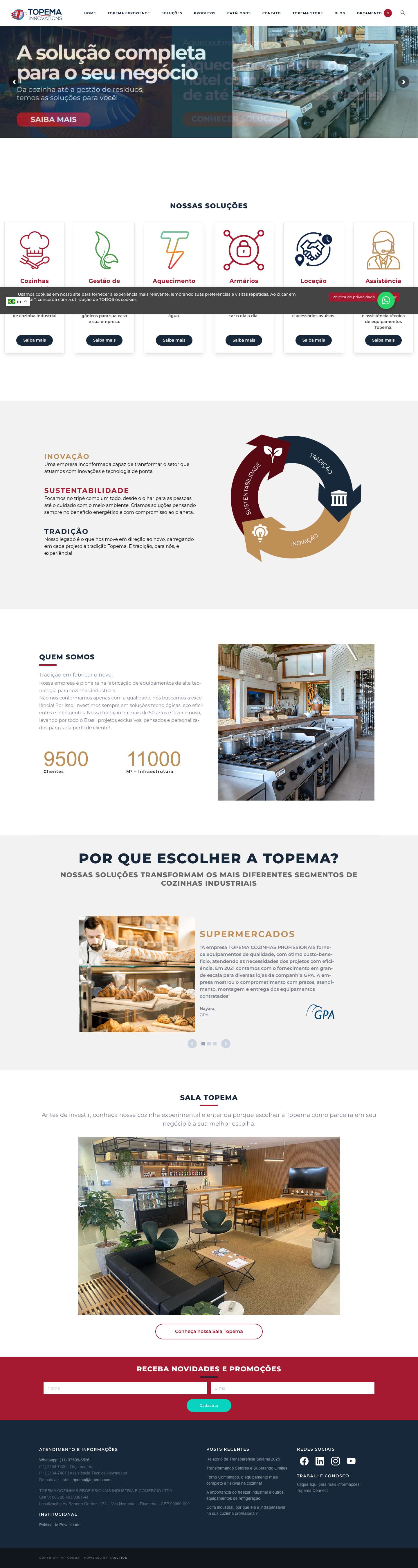 Topema Innovations - Full Screenshot